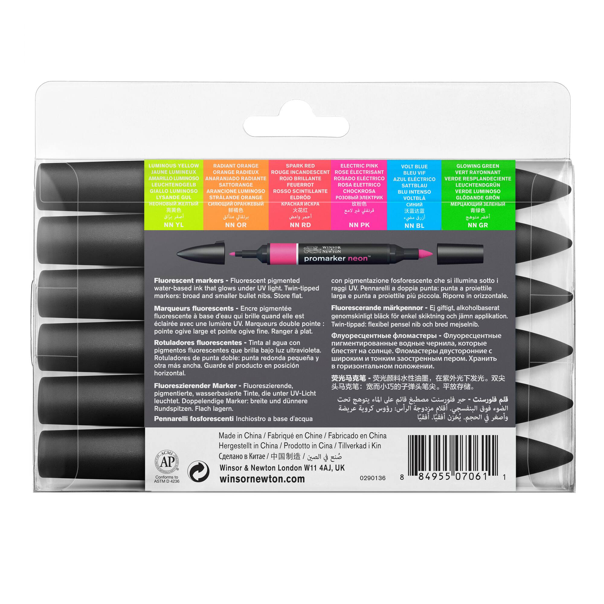 Winsor & Newton™ ProMarker Neon™ Marker Set